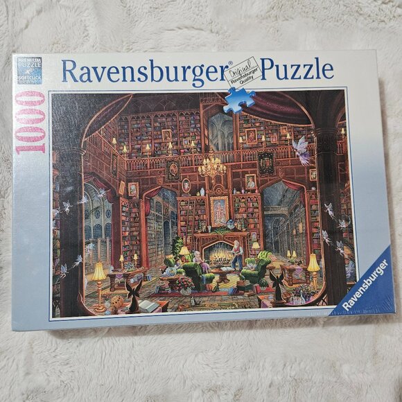*NEW* Sanctuary of Knowledge, Ravensburger Puzzle - 1000 pc - Picture 1 of 3
